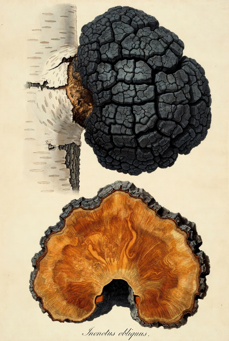 Inonotus obliquus (Ach. ex Pers.) Pilat