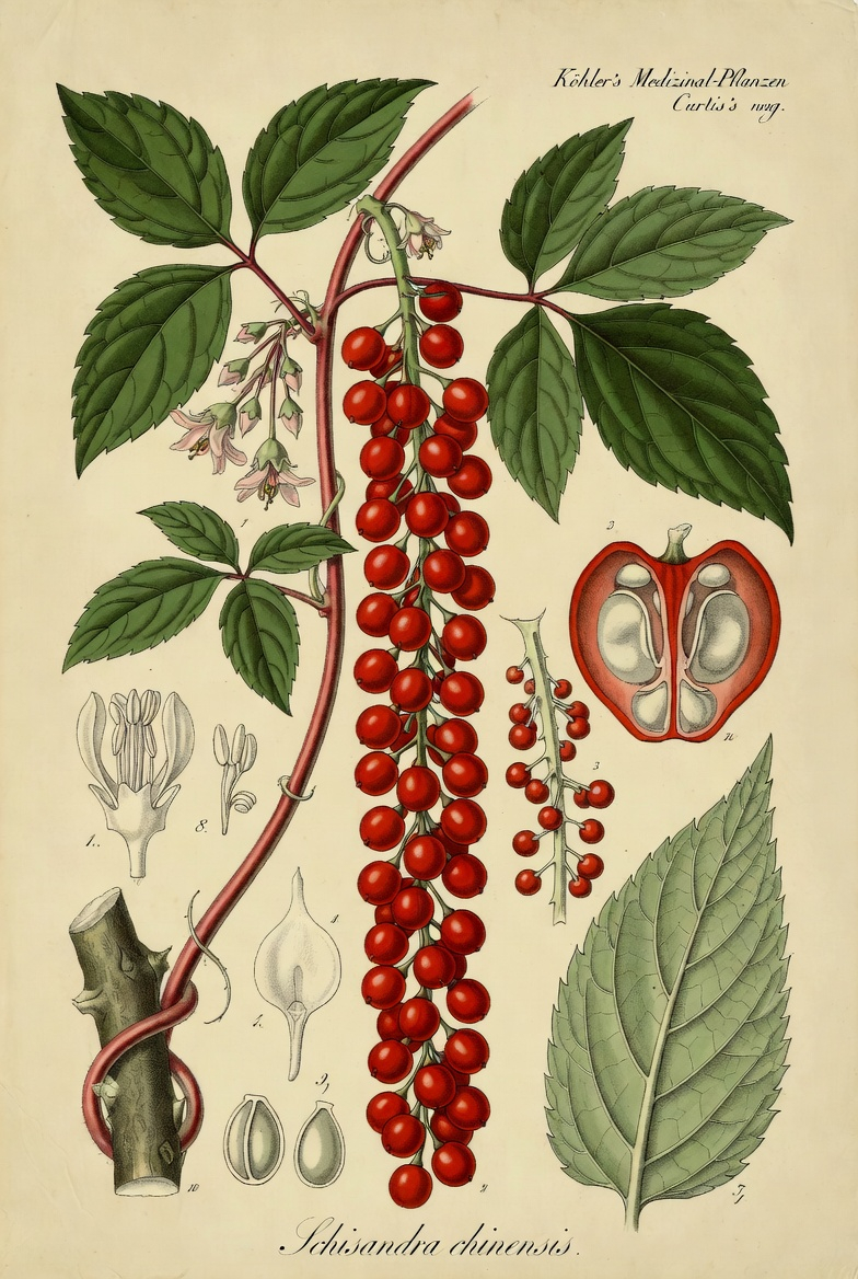Schisandra chinensis (Turcz.) Baill.
